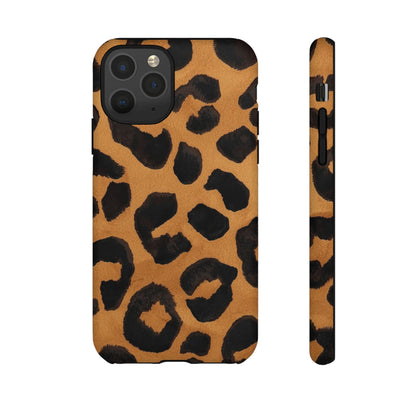 Leopard Print Tough Phone Case — Protective Animal Print iPhone Case