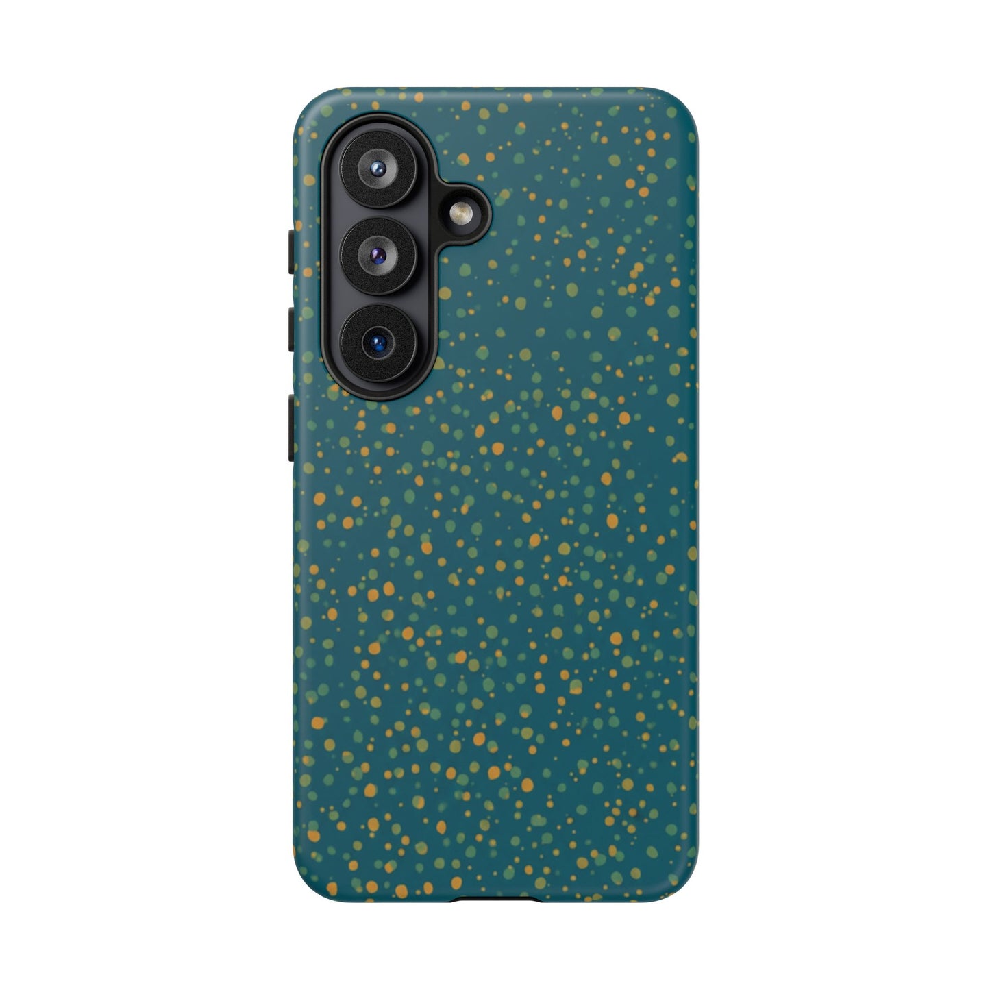 Teal Gold Confetti Tough Phone Case