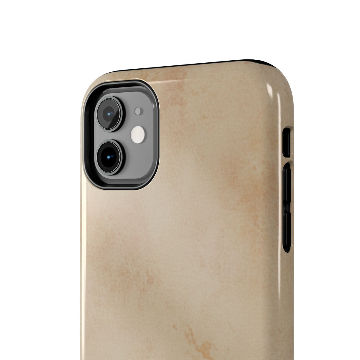Tough Phone Case — Vintage Beige Marble Protective Phone Cover