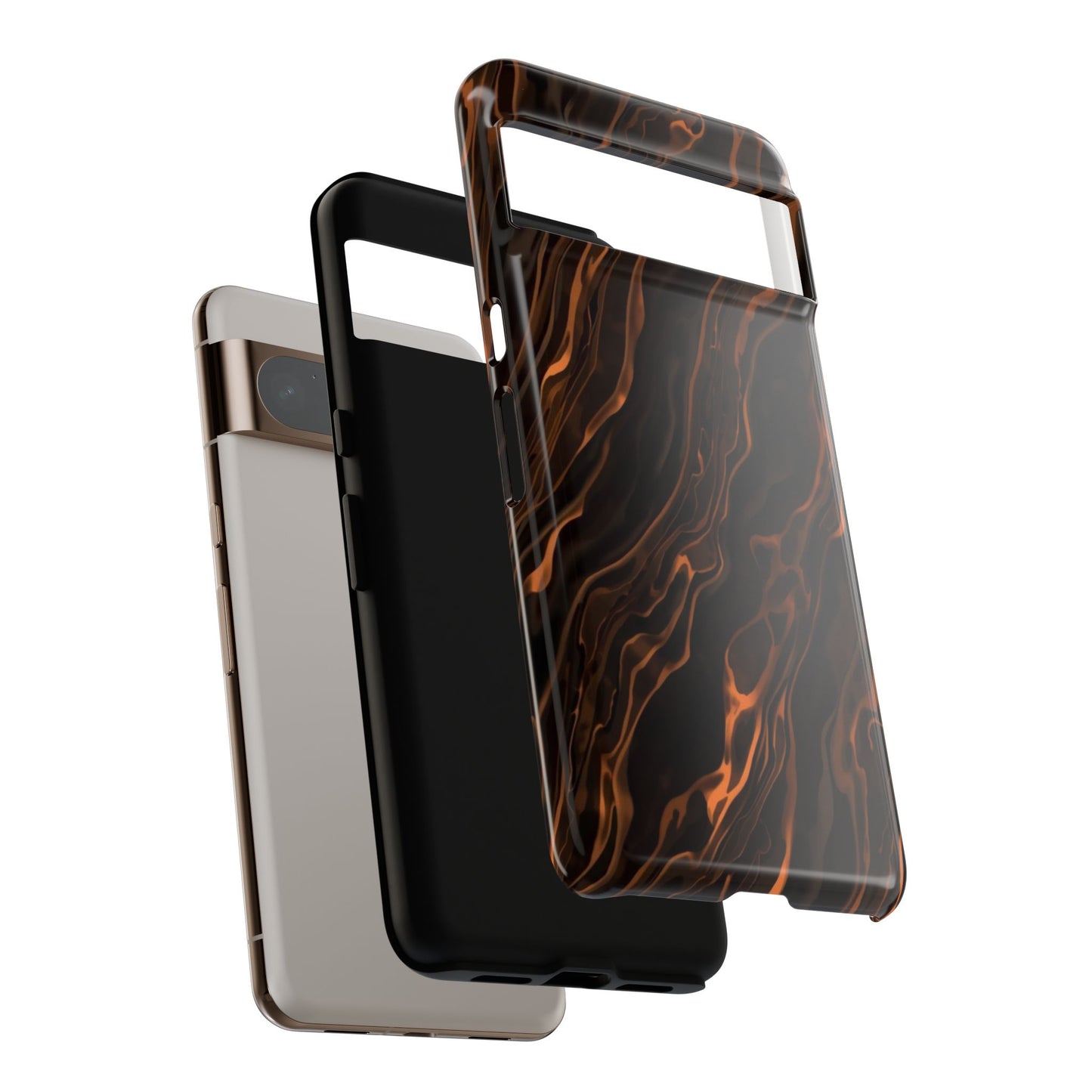 Copper Swirl Phone Case — Tough Protective iPhone Cover
