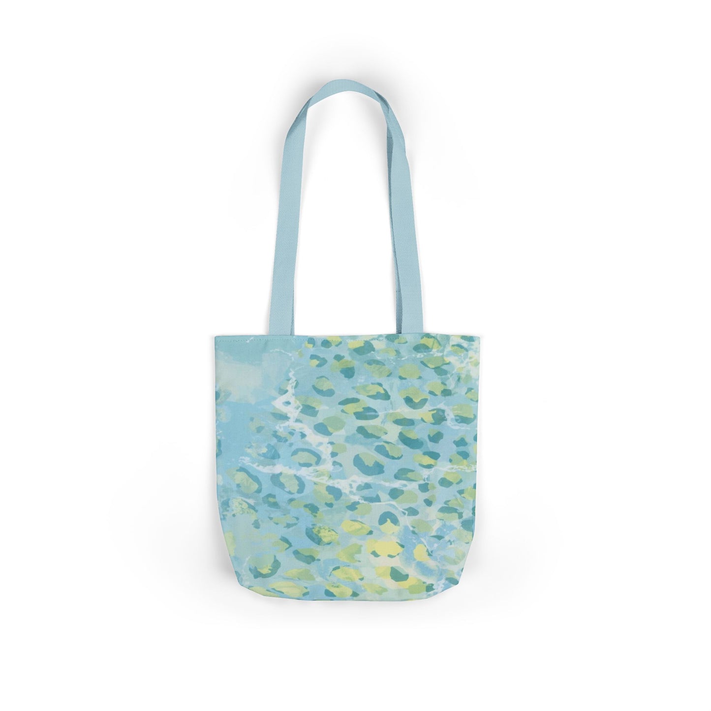 Blue Watercolor Seafoam Tote Bag