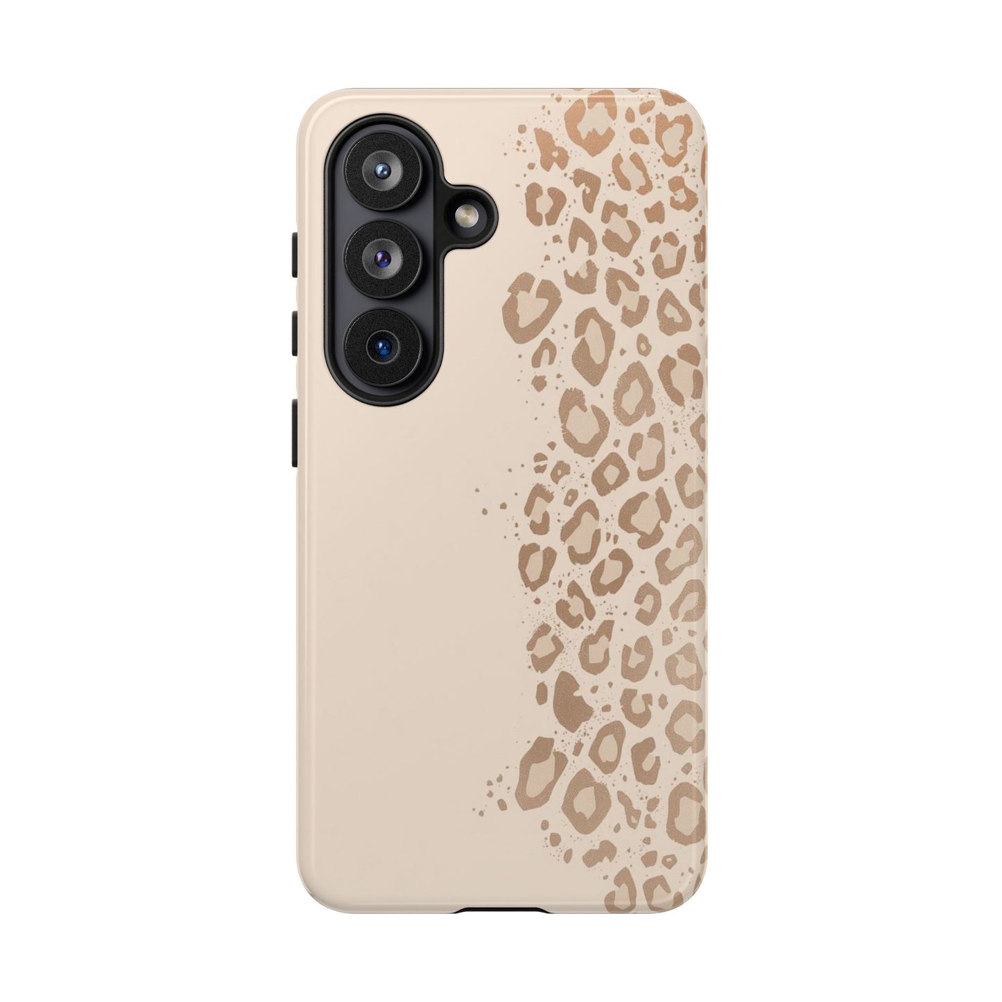 Phone Case – Beige Leopard Print Protective Cover