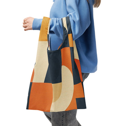 Geometric Color-block Bag