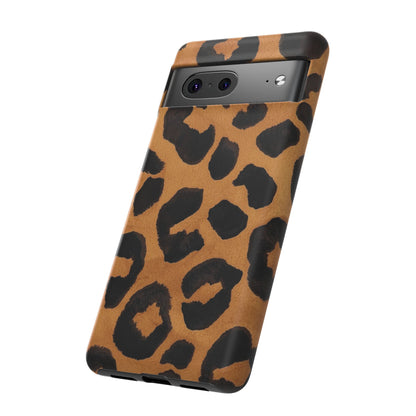 Leopard Print Tough Phone Case — Protective Animal Print iPhone Case