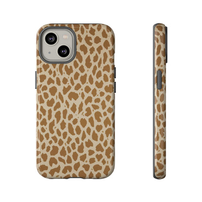 Leopard Print Tough Phone Case — Slim Protective Animal Pattern
