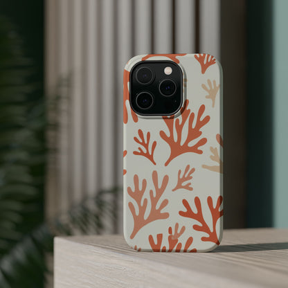 Coral Reef Magnetic Impact Phone Case — Protective MagSafe-Compatible Design