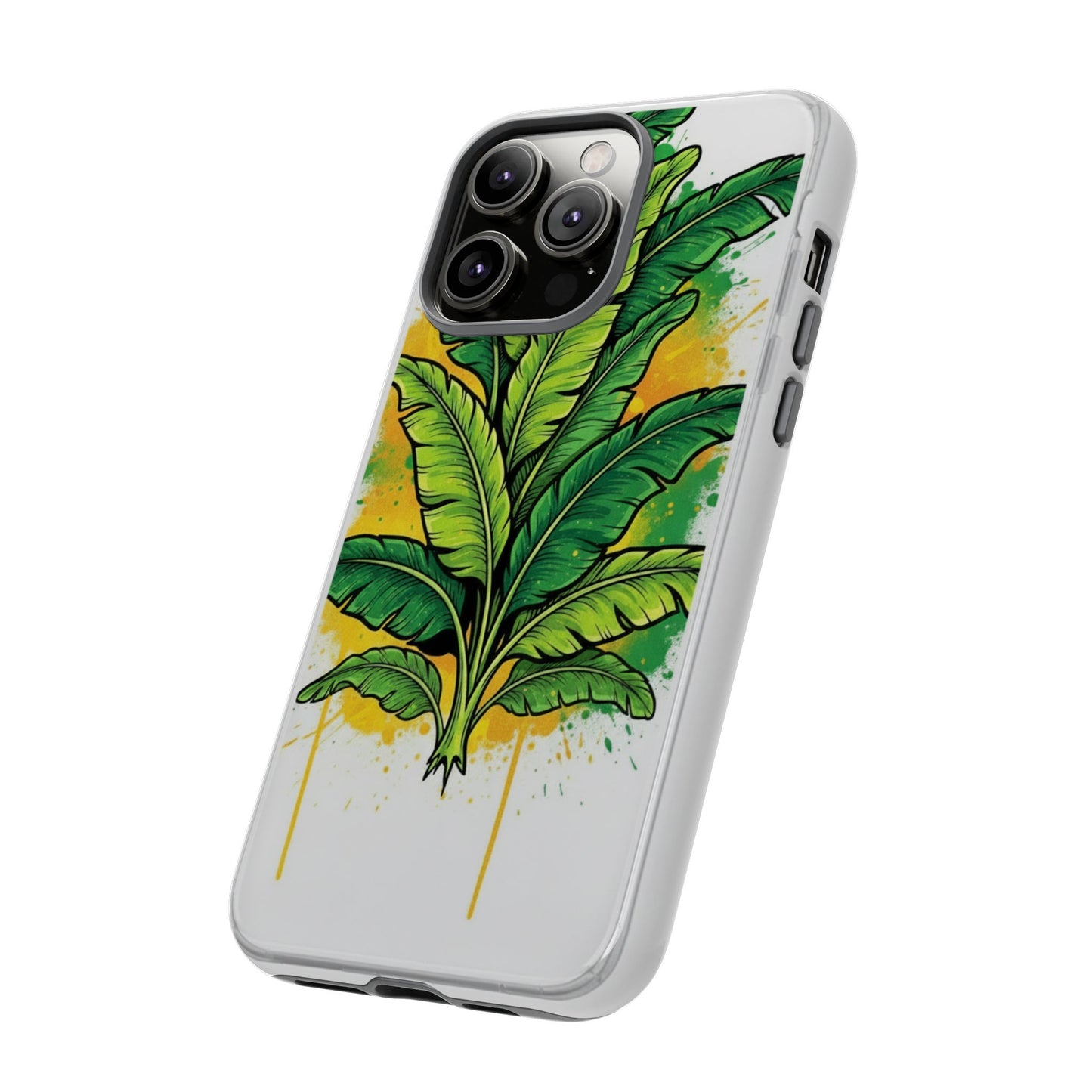 Tropical Banana Leaf Phone Case — Vibrant Green Plant Protector