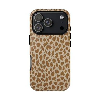 Leopard Print Tough Phone Case — Slim Protective Animal Pattern