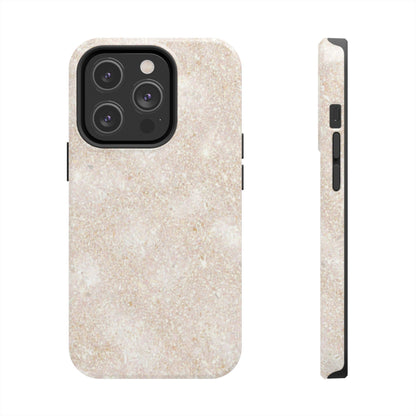 Marble Texture Tough Phone Case — Sandstone Protective Phone Cover