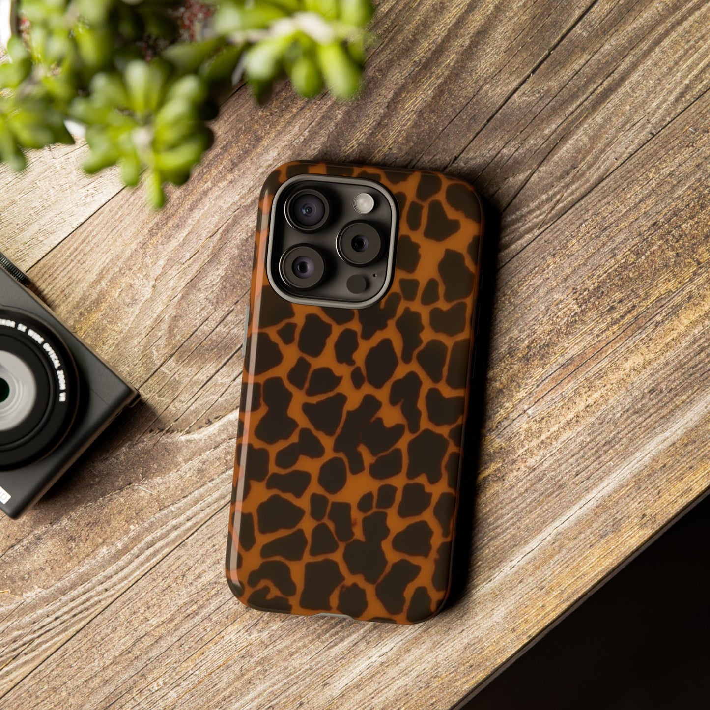 Leopard Print Tough Phone Case