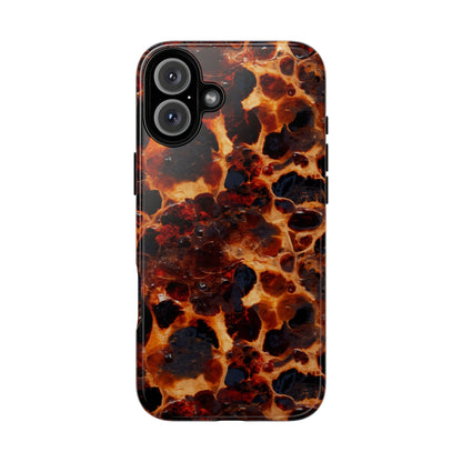 Tortoiseshell Phone Case — Protective iPhone Cover with Classic Amber Pattern