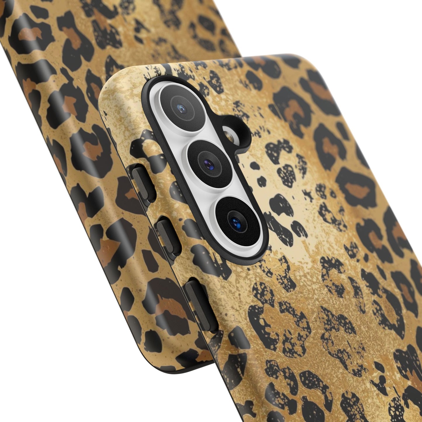 Leopard Print Tough Phone Case — Durable Protective iPhone Cover