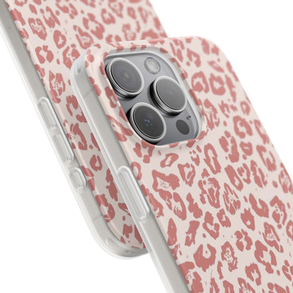 Pink Leopard Print Phone Case – Slim Flexible Protective Cover