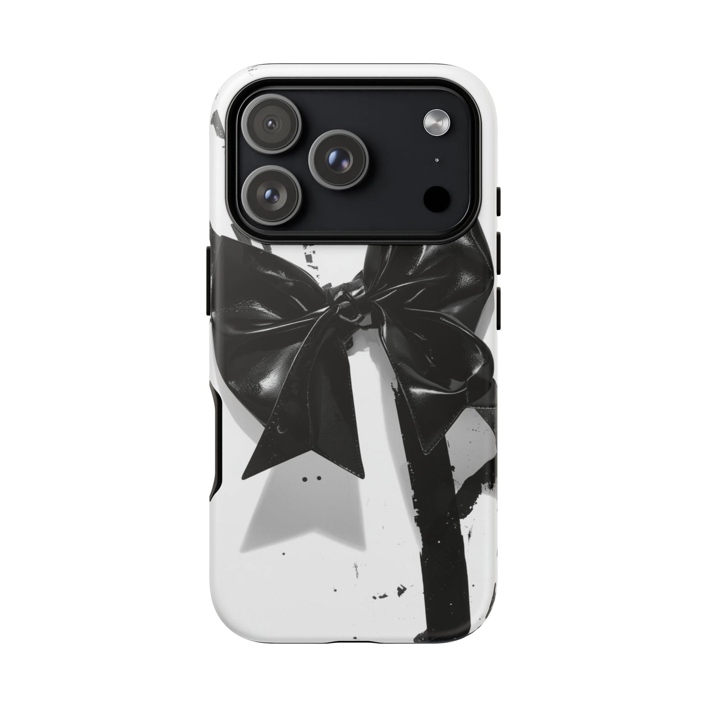 Phone Case — Black Bow Graphic Protective Cover