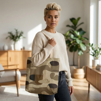 Safari Canvas Tote — Cute Vegetable Market Bag
