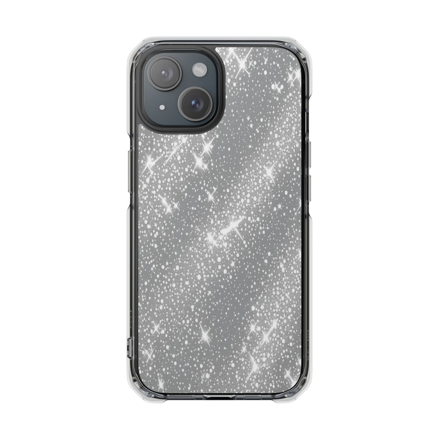 Clear Glitter Magnetic Phone Case — Sparkle Impact Protection