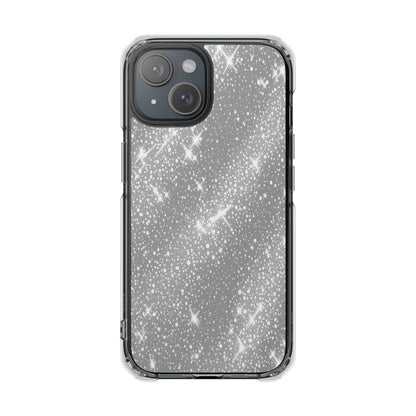Clear Glitter Magnetic Phone Case — Sparkle Impact Protection