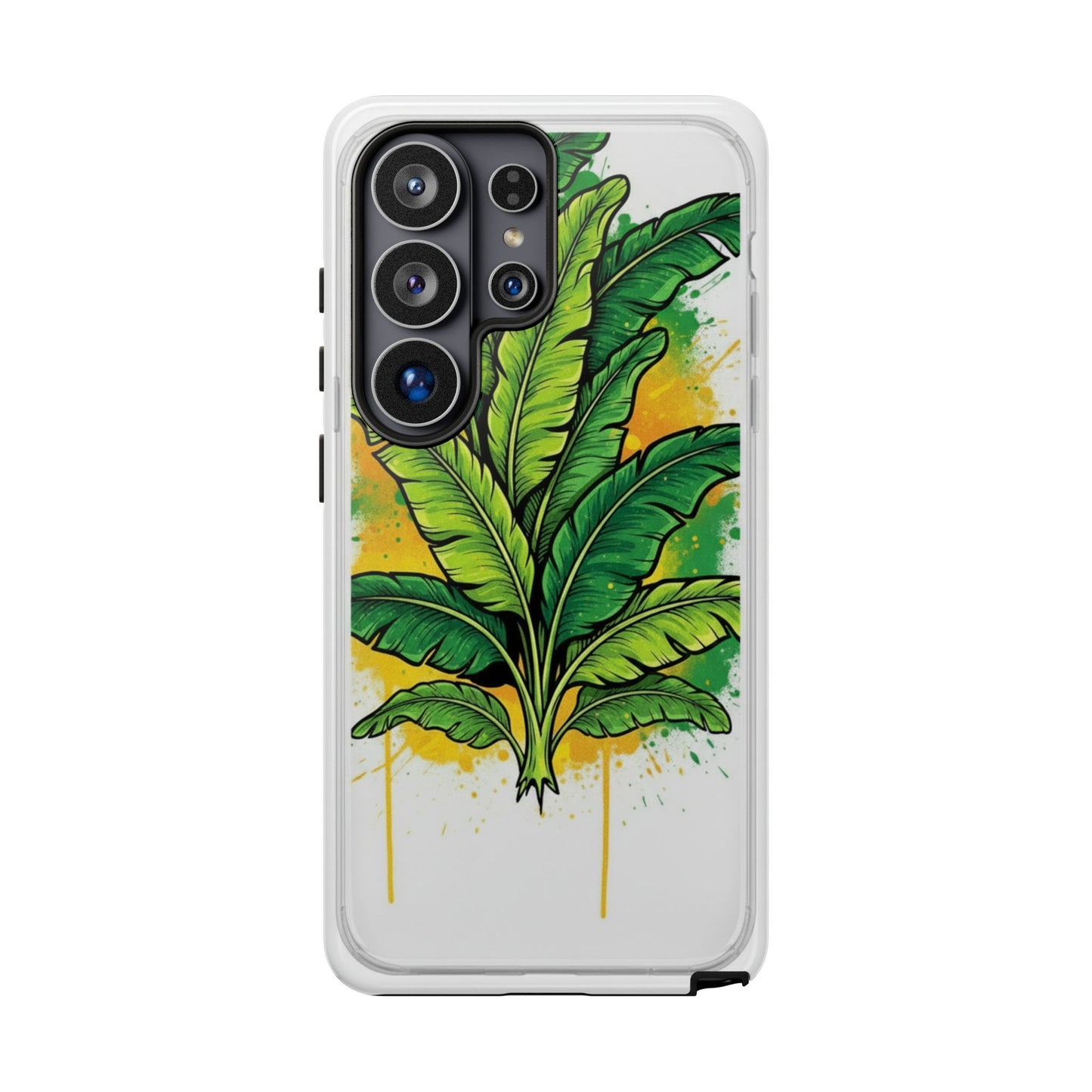Tropical Banana Leaf Phone Case — Vibrant Green Plant Protector