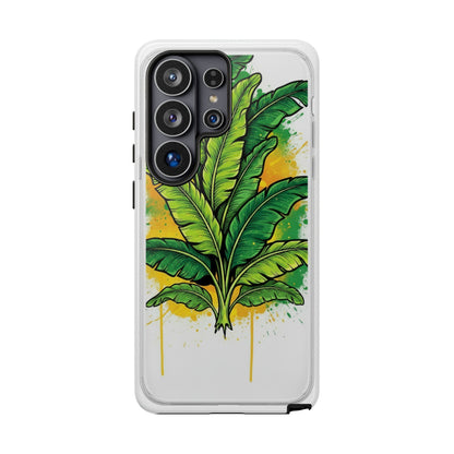 Tropical Banana Leaf Phone Case — Vibrant Green Plant Protector
