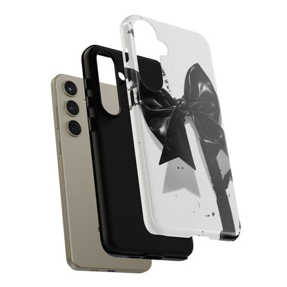 Phone Case — Black Bow Graphic Protective Cover