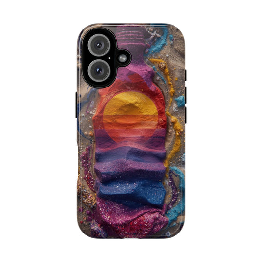 Phone Case — Colorful Sand Art Sunset Tough Protective Case