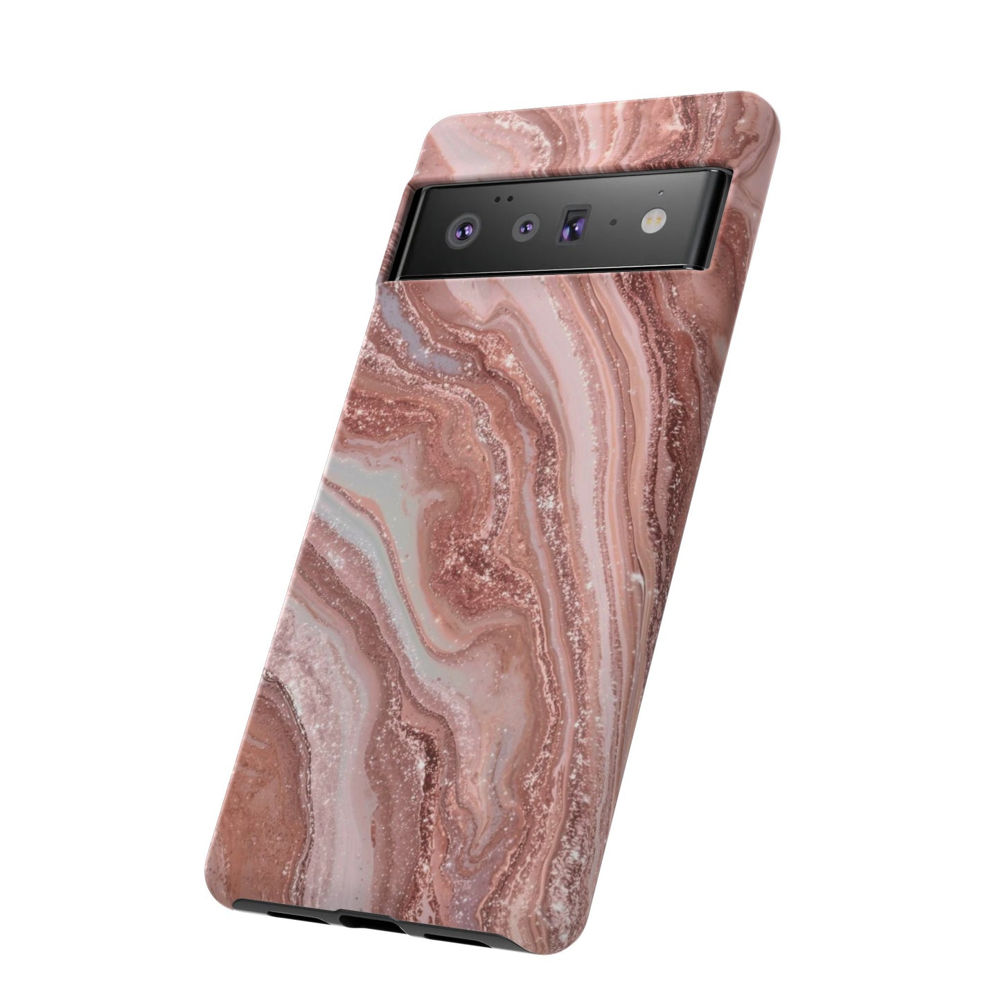 Rose Gold Marble Tough Phone Case