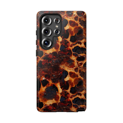 Tortoiseshell Phone Case — Protective iPhone Cover with Classic Amber Pattern