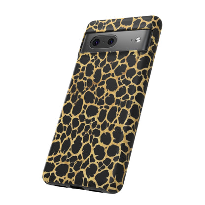Giraffe Print Tough Phone Case — Durable Leopard-Style Protective Cover