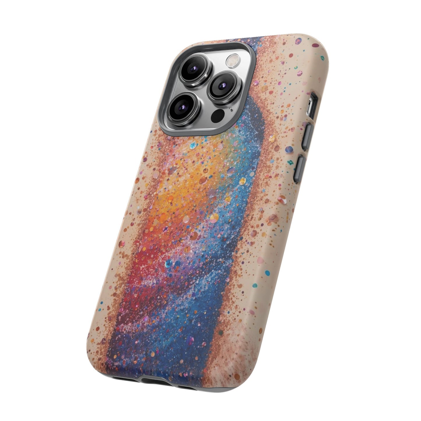 Galaxy Bottle Tough Phone Case — Colorful Nebula Splash iPhone Cover