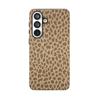 Leopard Print Tough Phone Case — Slim Protective Animal Pattern
