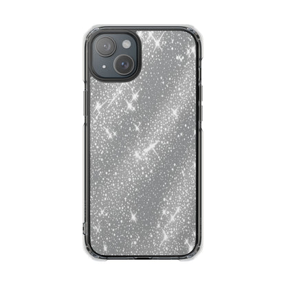 Clear Glitter Magnetic Phone Case — Sparkle Impact Protection