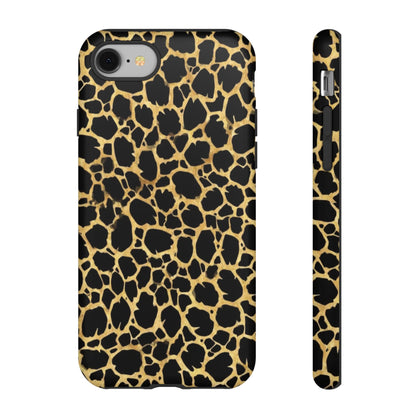 Giraffe Print Tough Phone Case — Durable Leopard-Style Protective Cover