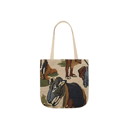 Canvas Tote — Farm Animal Rustic Tote Bag