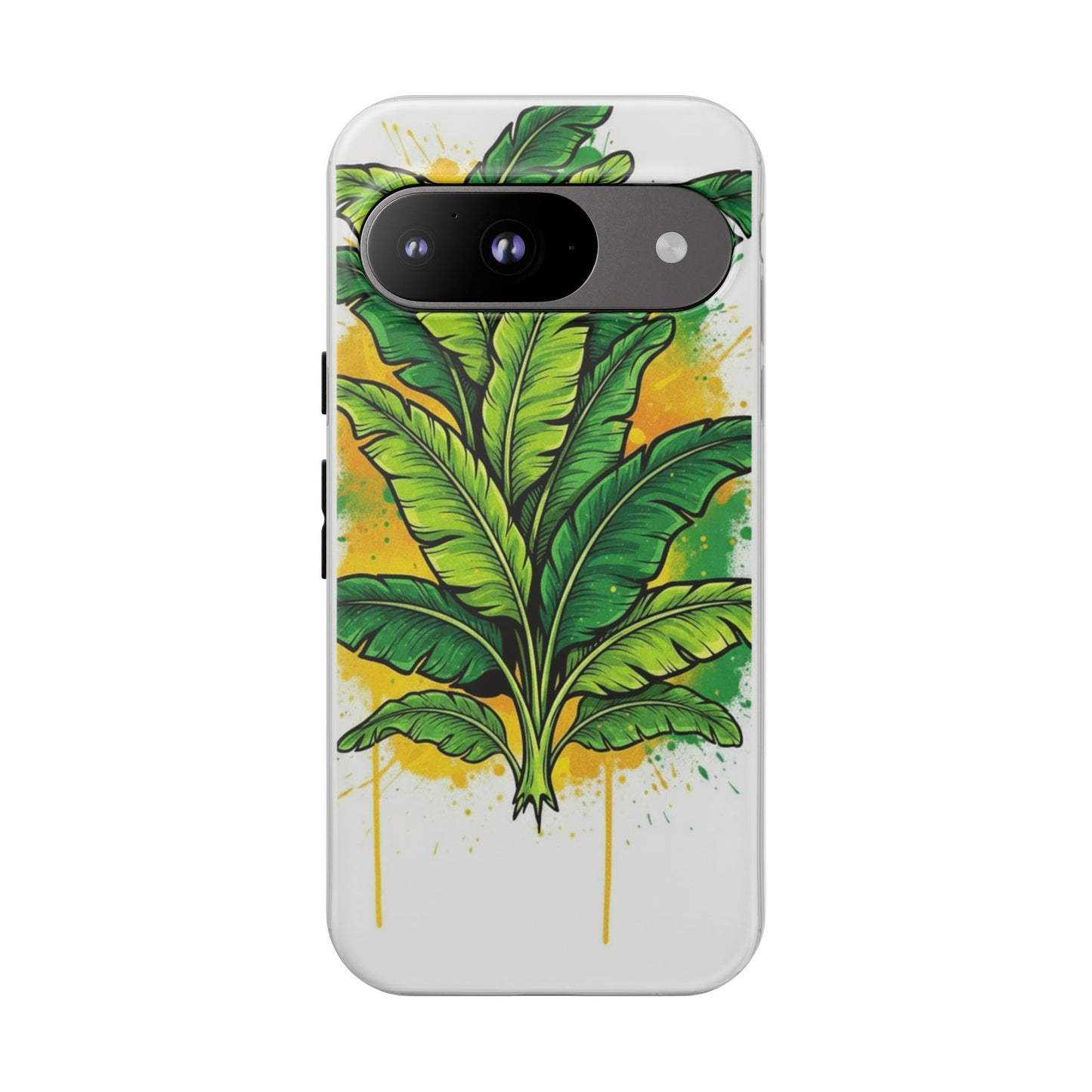 Tropical Banana Leaf Phone Case — Vibrant Green Plant Protector