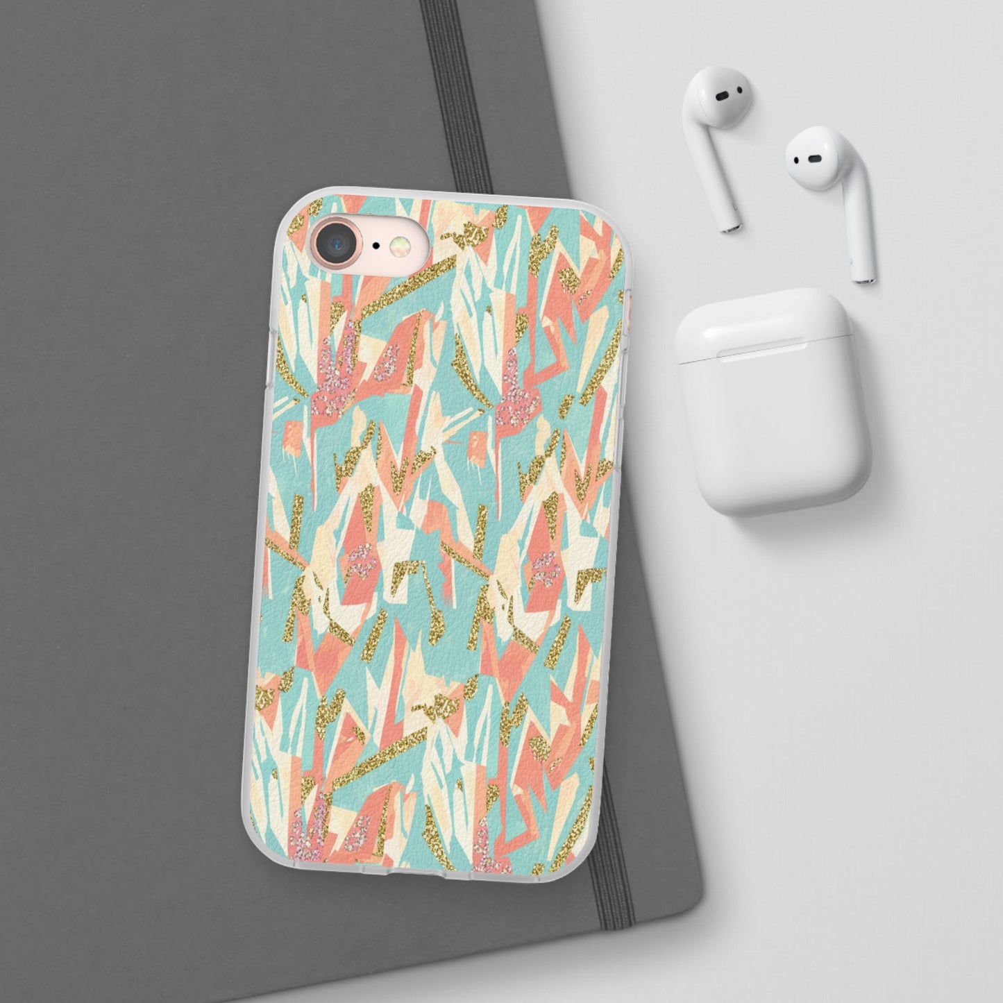 Pastel Abstract Floral Phone Case - Flexi Case
