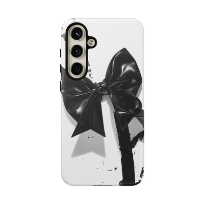 Phone Case — Black Bow Graphic Protective Cover