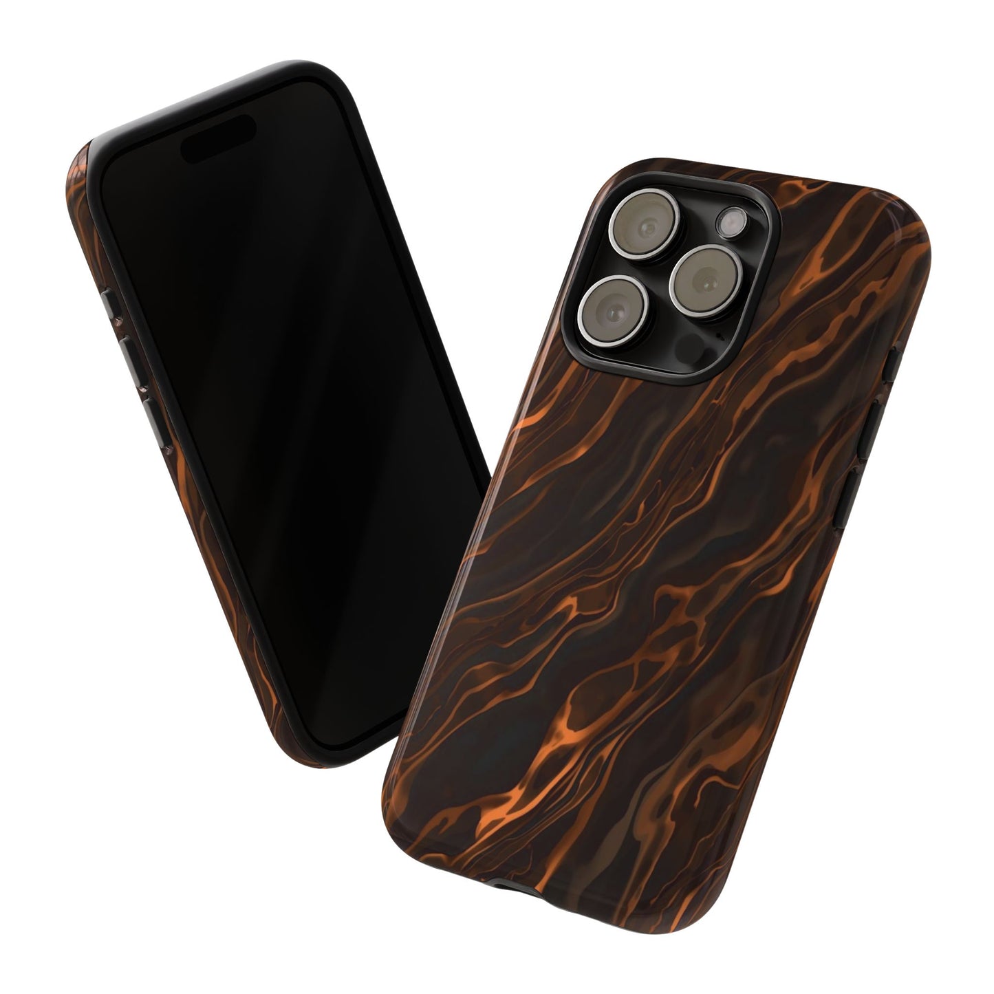 Copper Swirl Phone Case — Tough Protective iPhone Cover
