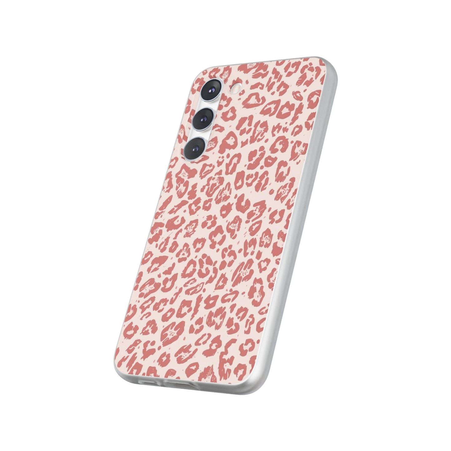Pink Leopard Print Phone Case – Slim Flexible Protective Cover