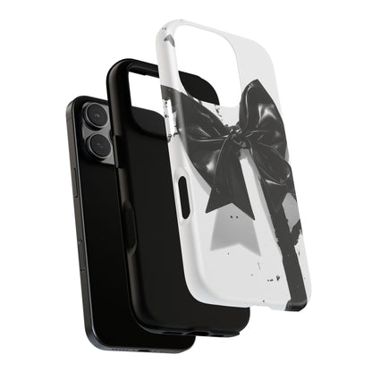 Phone Case — Black Bow Graphic Protective Cover