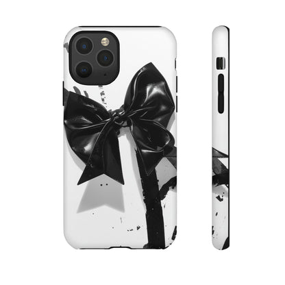 Phone Case — Black Bow Graphic Protective Cover