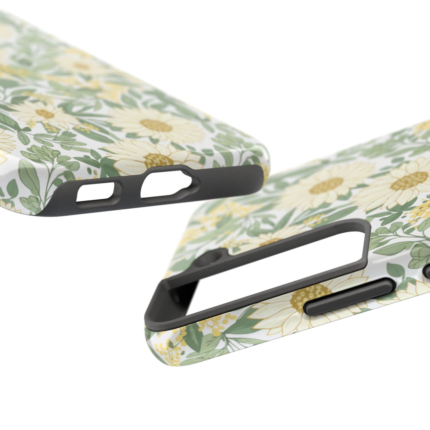Daisy Meadow Tough Phone Case — Floral Protective Phone Cover