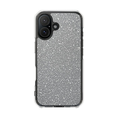 Clear Magnetic Impact Phone Case — Sparkle Glitter Protective Cover