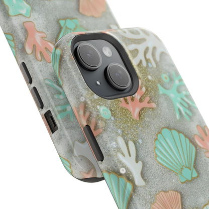 Seashell Coral Magnetic Impact Phone Case