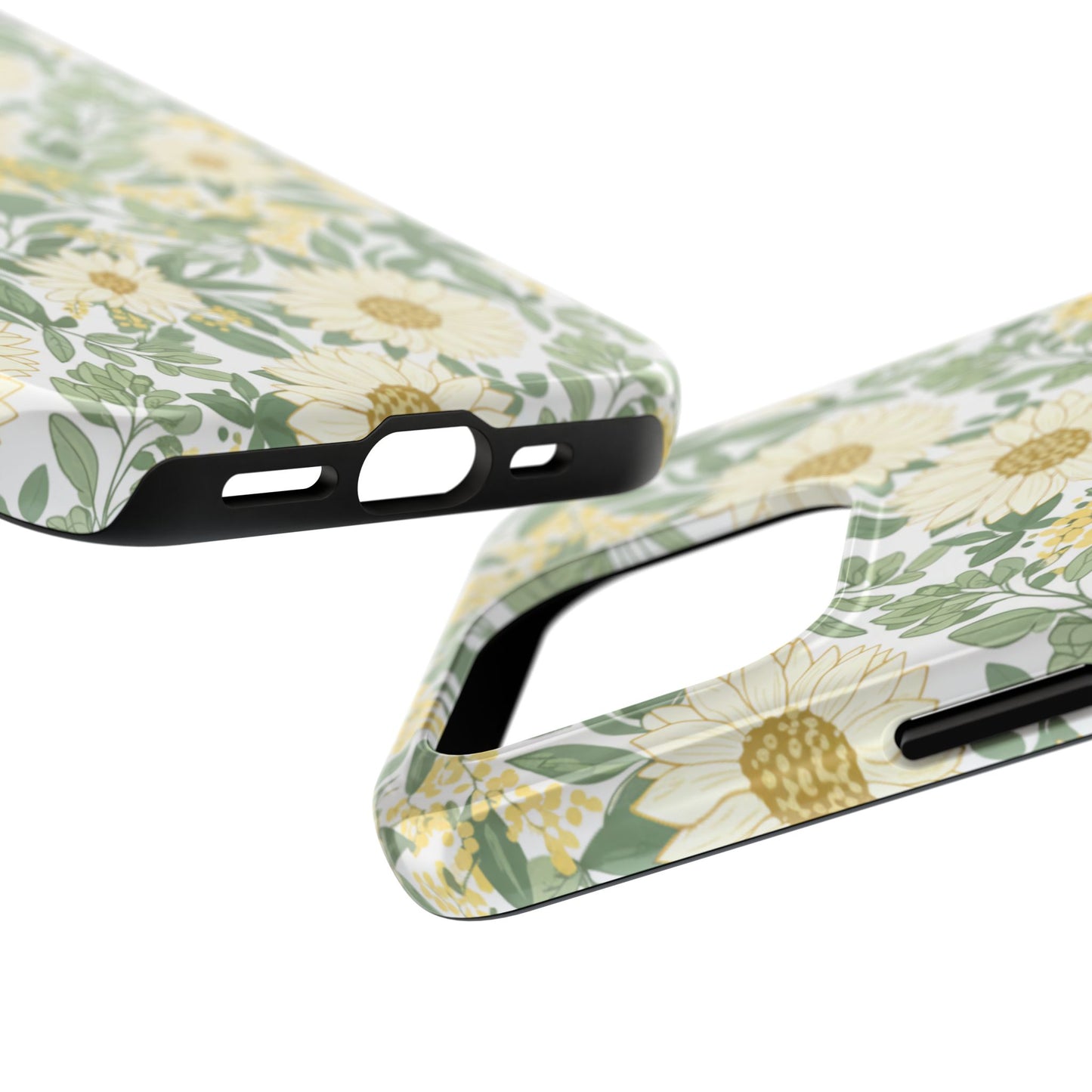 Daisy Meadow Tough Phone Case — Floral Protective Phone Cover