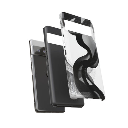 Phone Case — Monochrome Abstract Protective Cover