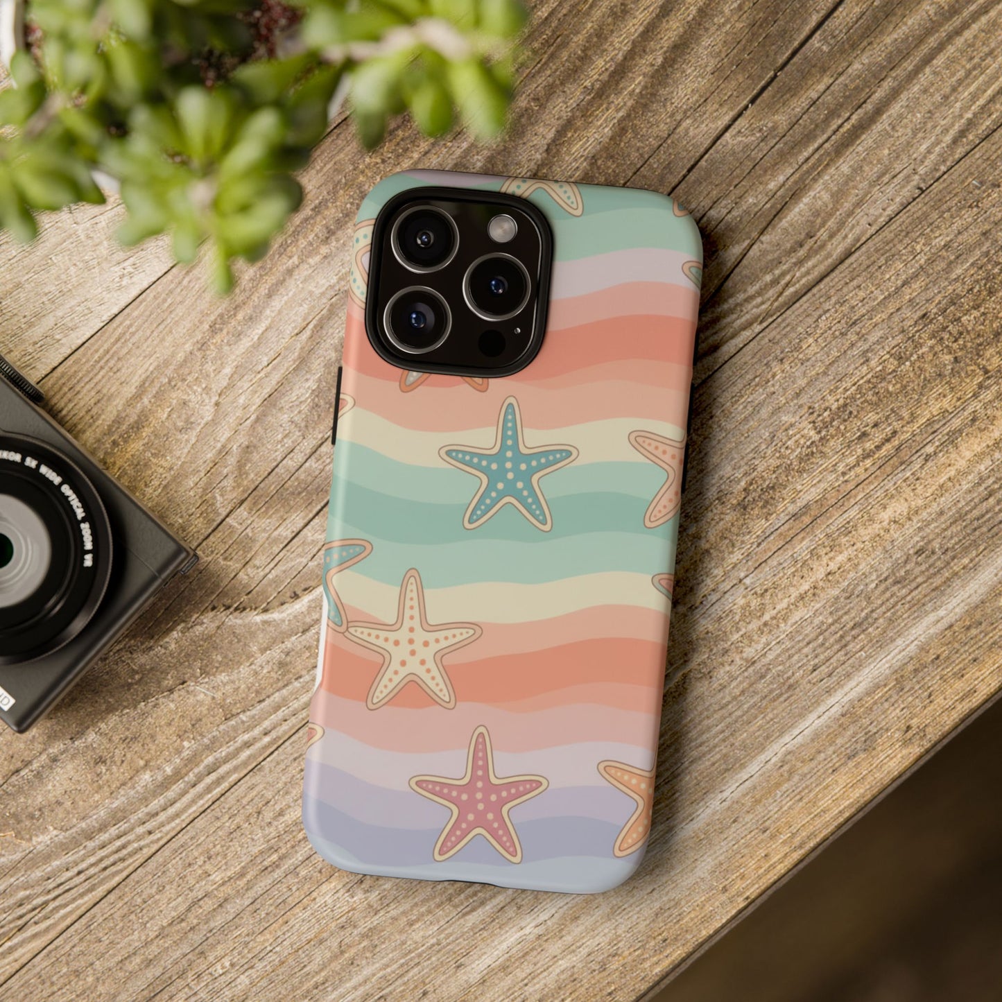 Starfish Wave Tough Phone Case — Pastel Beach Protective Cover