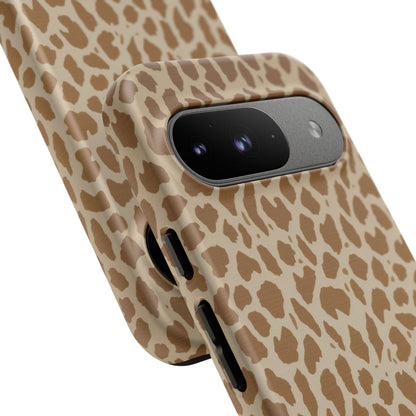 Leopard Print Tough Phone Case — Slim Protective Animal Pattern