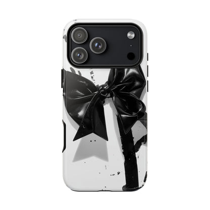 Phone Case — Black Bow Graphic Protective Cover