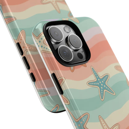 Starfish Wave Tough Phone Case — Pastel Beach Protective Cover