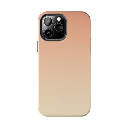 Gradient Tough Phone Case — Peach Ombre Protective Cover